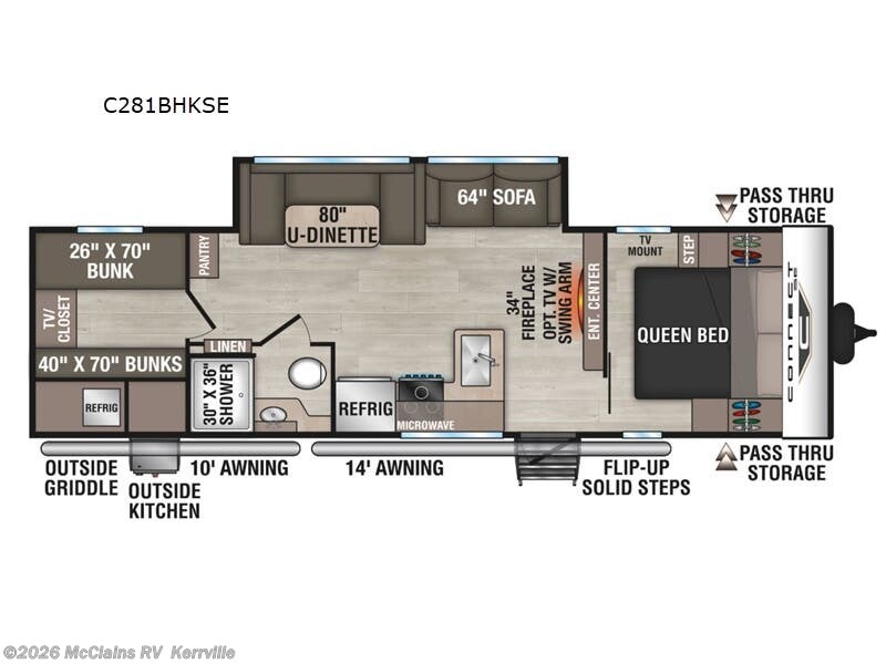 New 2026 K-Z Connect SE 281BHK available in Kerrville, Texas