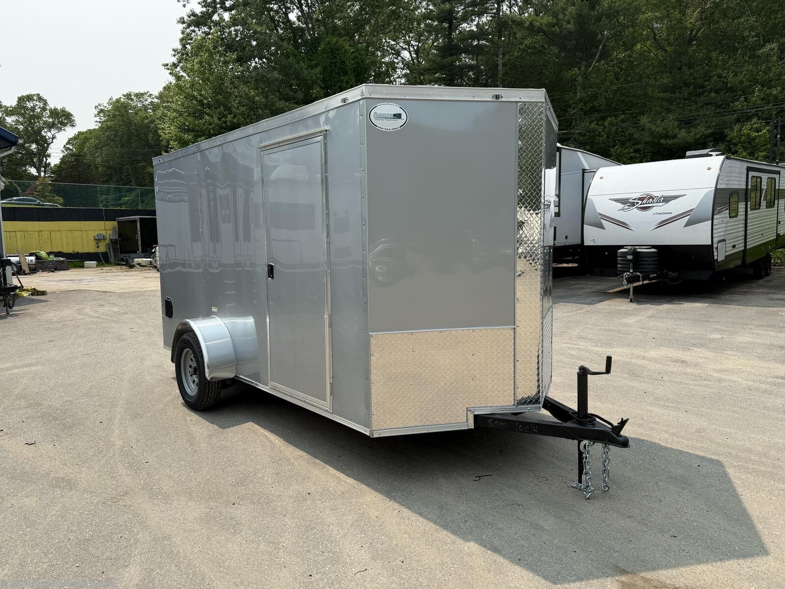 New 2025 J&C Cargo  6X12SA W/ REAR RAMP DOOR Base available in Canterbury, Connecticut