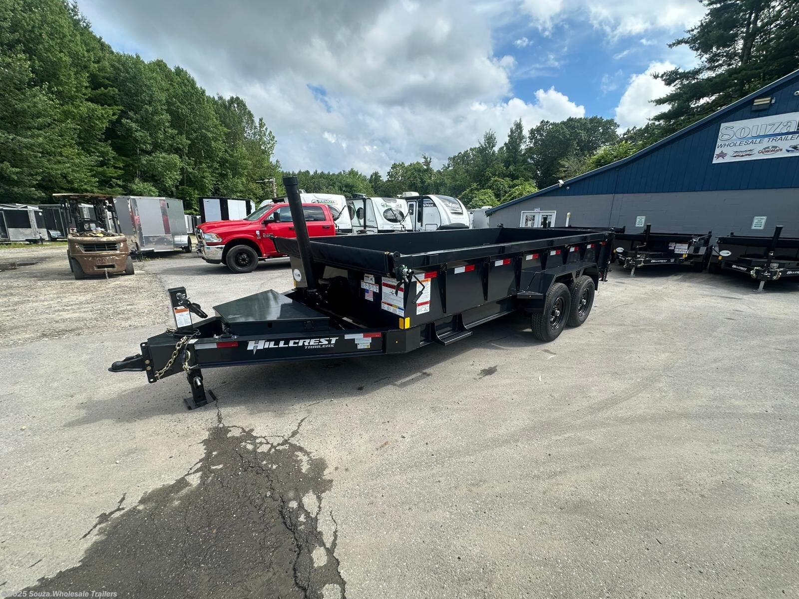 New 2026 Hillcrest Trailers  7X16 DUMP TRAILER – 14,000 GVWR | CONTRAC Base available in Canterbury, Connecticut