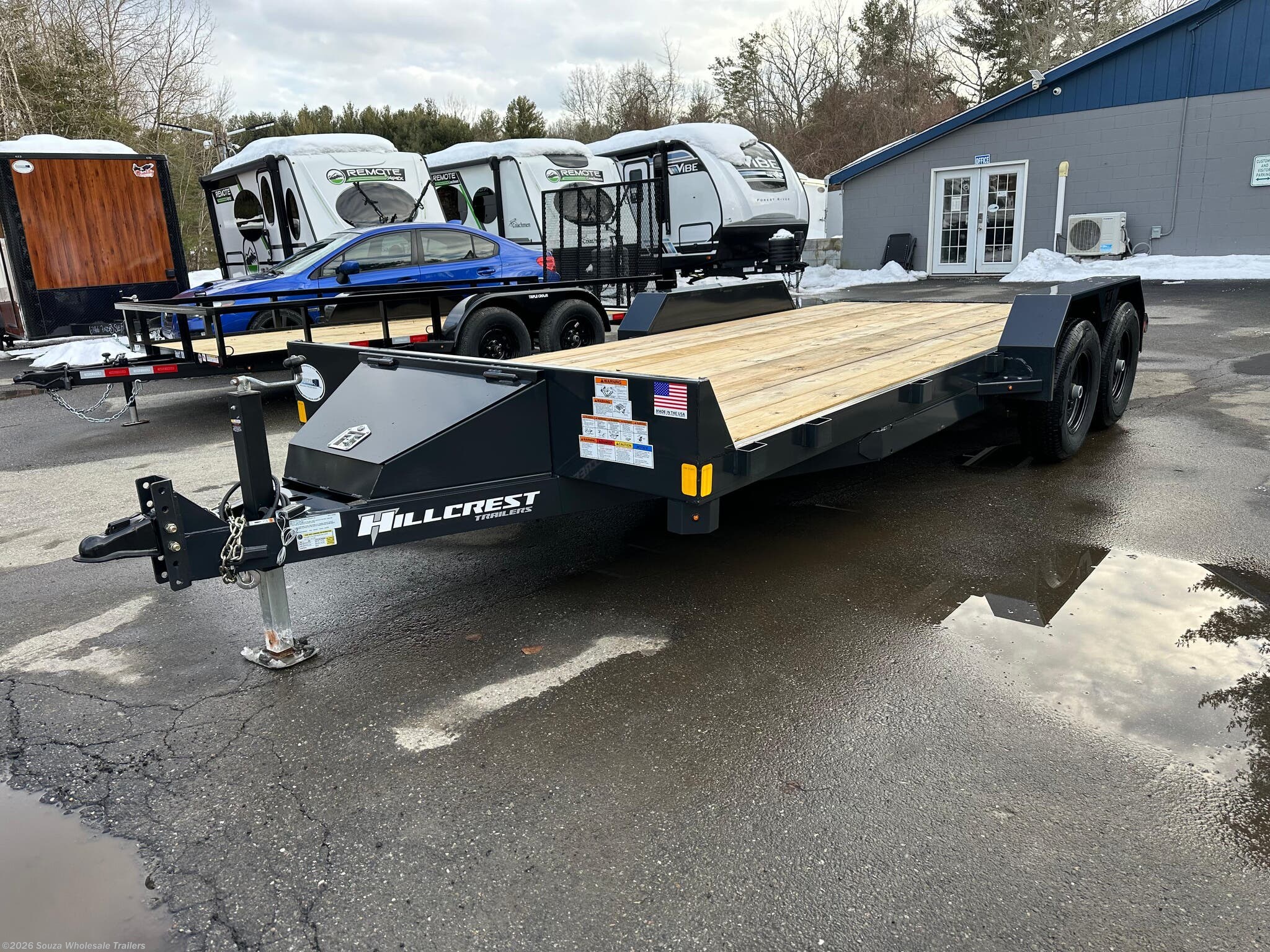 New 2026 Hillcrest Trailers  10162SC – 10K 16+2 CAR HAULER Base available in Canterbury, Connecticut
