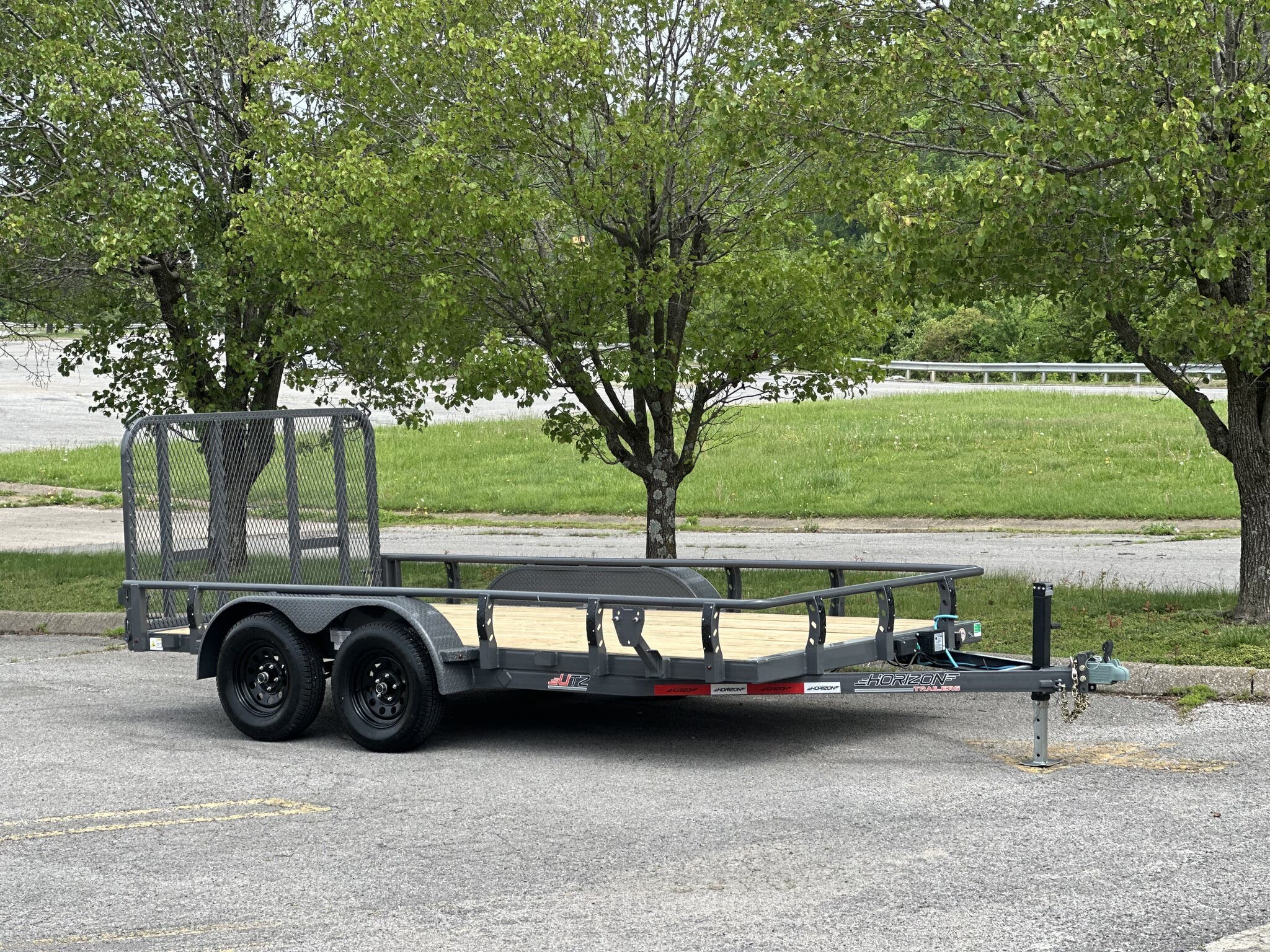2025 Horizon Trailers 7x14 UTZ Open Utility powder coated trailer