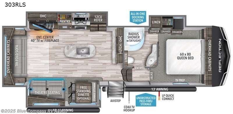 Used 2021 Grand Design Reflection 303RLS available in Buda, Texas