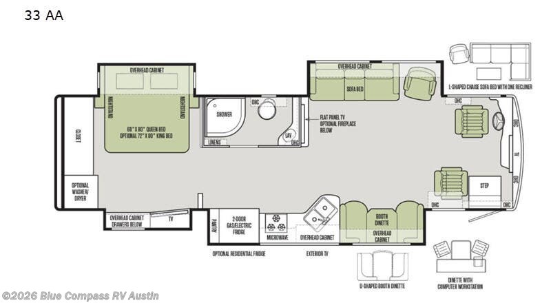 Used 2019 Tiffin Allegro Red 33 AA available in Buda, Texas