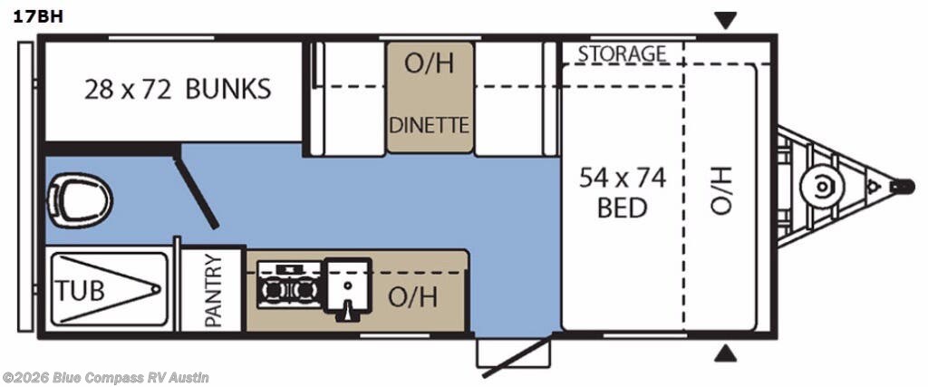 Used 2017 Coachmen Clipper Ultra-Lite 17BH available in Buda, Texas