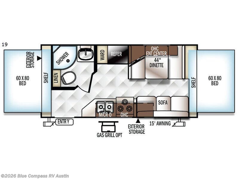 Used 2017 Forest River Rockwood Roo 19 available in Buda, Texas