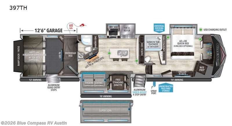 Used 2021 Grand Design Momentum 397TH available in Buda, Texas