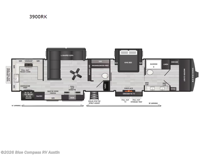 New 2026 Keystone Montana 3900RK available in Buda, Texas