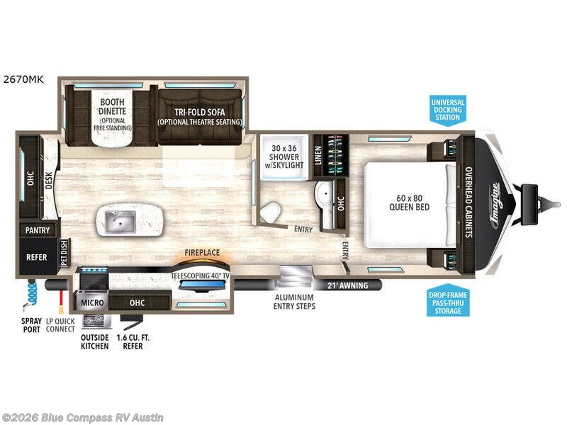 Used 2018 Grand Design Imagine 2670MK available in Buda, Texas