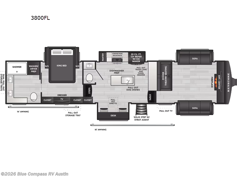 New 2027 Keystone Montana 3800FL available in Buda, Texas