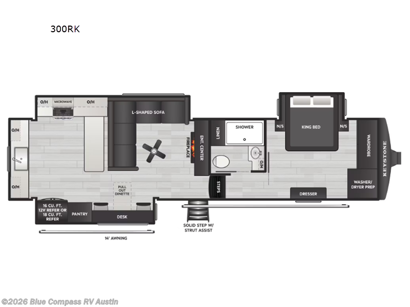 New 2027 Keystone Montana High Country 300RK available in Buda, Texas