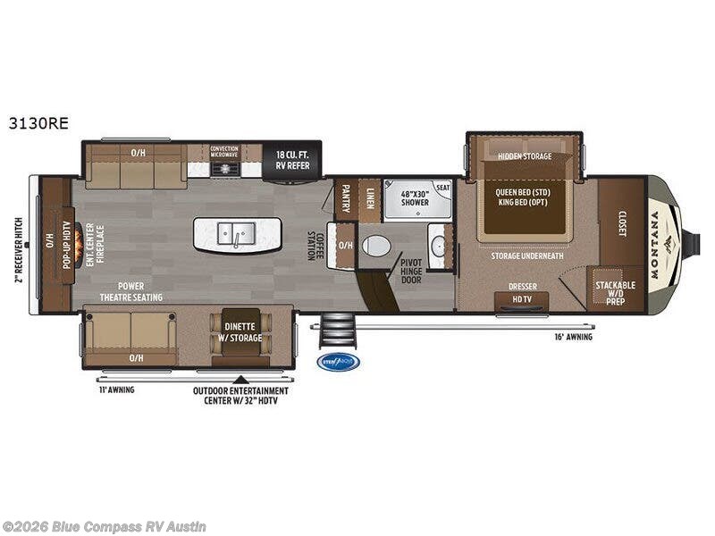 Used 2018 Keystone Montana 3130RE available in Buda, Texas