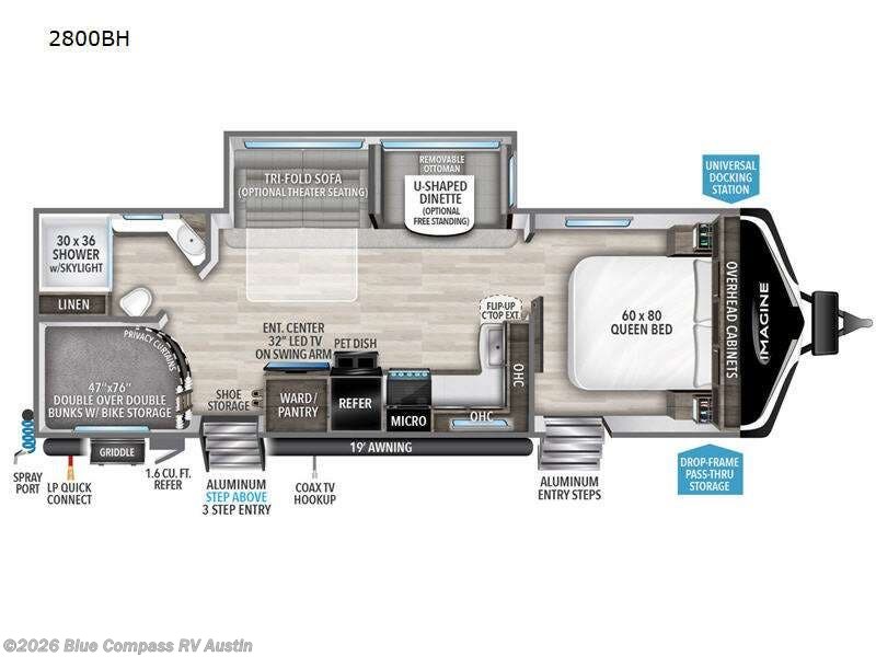Used 2023  Grand Design Imagine 2800BH by Grand Design from Blue Compass RV Austin in Buda, TX