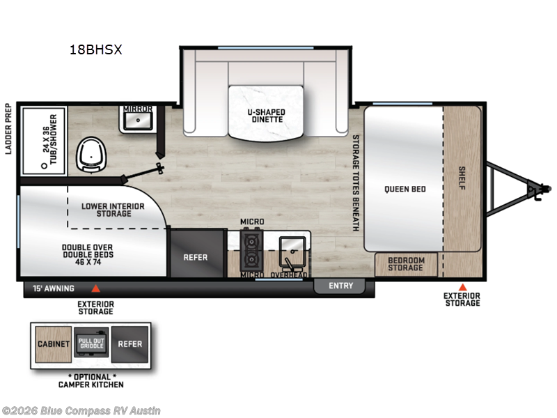 New 2027 Forest River Aurora Light 18BHSX available in Buda, Texas