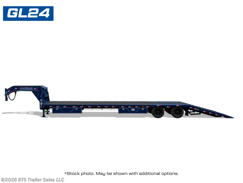 2027 Load Trail GL 102X32 Gooseneck w/Hyd. Dove 14Ply Tires 24K