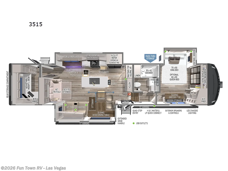 New 2026 Brinkley RV Model Z 3515 available in Las Vegas, Nevada