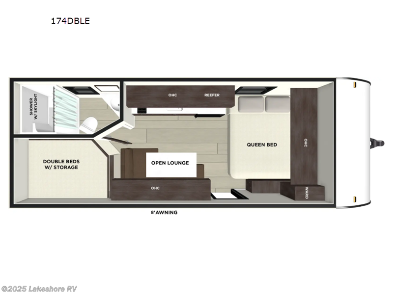 New 2026 Forest River Wildwood FSX 174DBLE available in Muskegon, Michigan