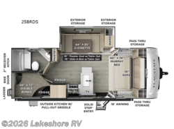New 2026 Forest River Flagstaff Micro Lite 25BRDS available in Muskegon, Michigan