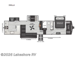 New 2026 Keystone Cougar 350LLK available in Muskegon, Michigan