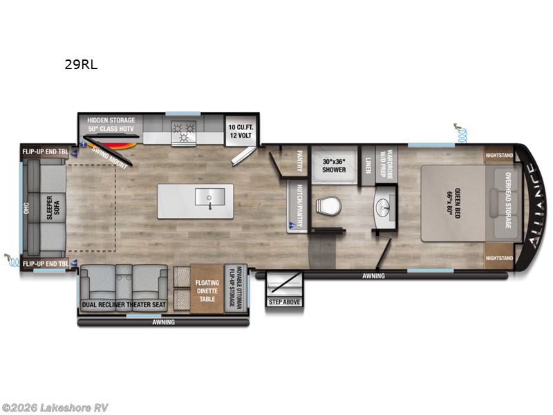 New 2026 Alliance RV Avenue All-Access 29RL available in Muskegon, Michigan