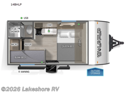 New 2026 Forest River Cherokee Wolf Pup 14BHLP available in Muskegon, Michigan
