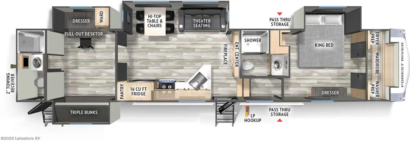 New 2025 Forest River Wildcat 41DREAM available in Muskegon, Michigan