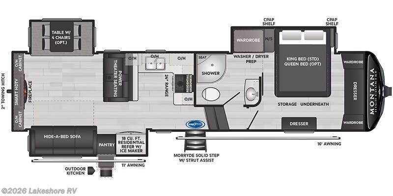 New 2025 Keystone Montana High Country 311RD available in Muskegon, Michigan