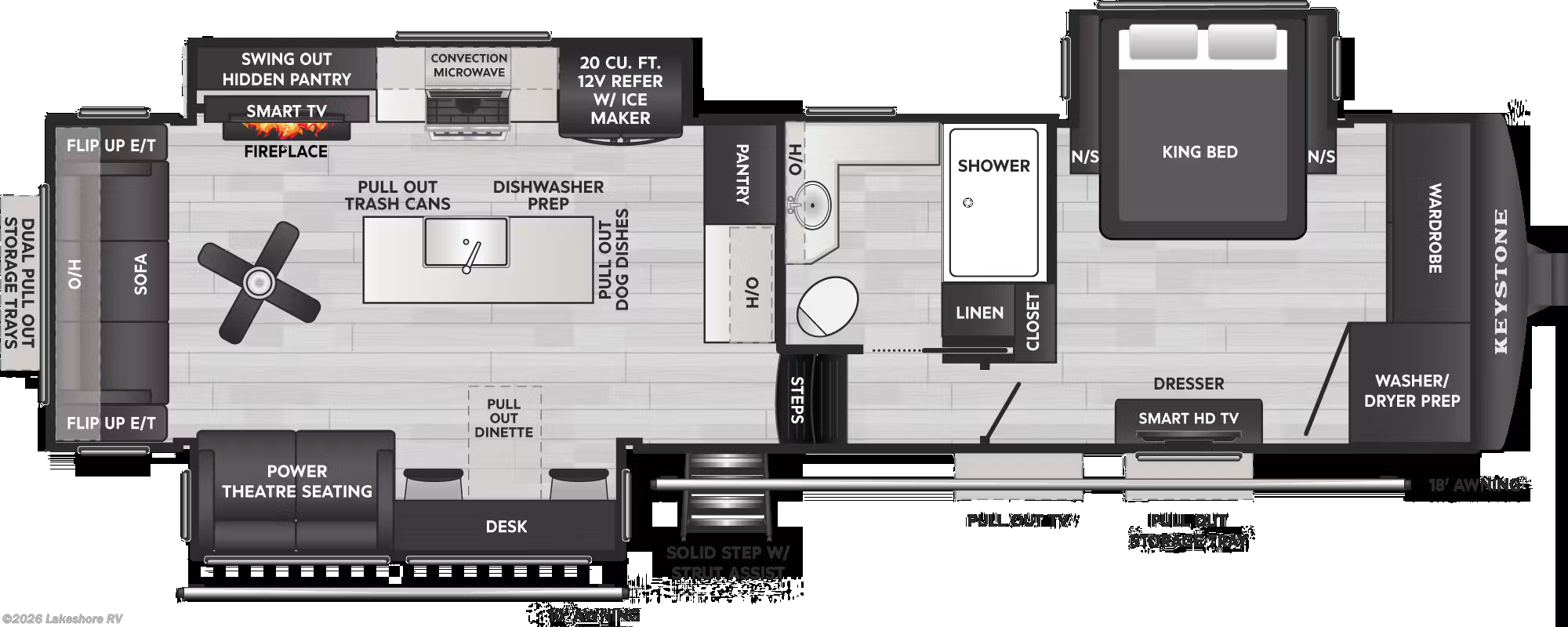 New 2026 Keystone Montana 3100RL available in Muskegon, Michigan