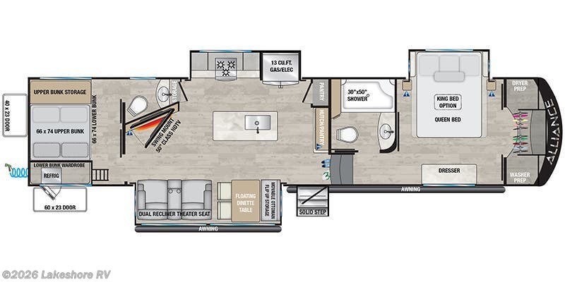 New 2023 Alliance RV Avenue 36BRM available in Muskegon, Michigan