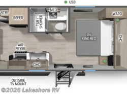 New 2027 Forest River Cherokee Grey Wolf 20RDSE available in Muskegon, Michigan