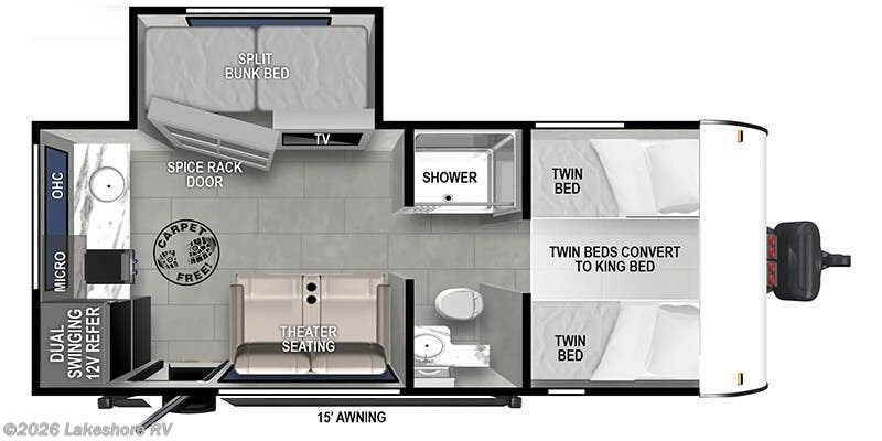 New 2024  Forest River Wildwood FSX 165VIEW by Forest River from Lakeshore RV in Muskegon, MI
