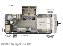 New 2026 Forest River Rockwood Mini Lite 2205S available in Schoolcraft, Michigan