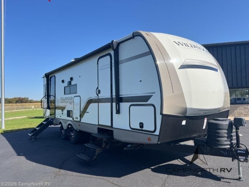 Used 2024 Forest River Wildwood Heritage Glen Hyper-Lyte 24RDHL available in Schoolcraft, Michigan