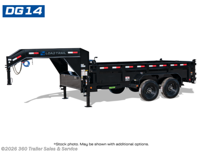 2027 Load Trail DG 83" x 16' Tandem Axle Gooseneck Low-Pro Dump Trail 2027 Load Trail DG 83" x 16' Tandem Axle Gooseneck Low-Pro Dump Trail