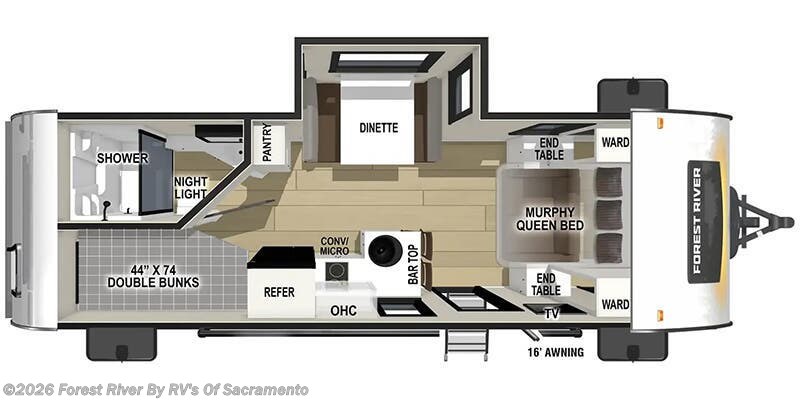 New 2026 Forest River R-Pod RP-203 available in Sacramento, California