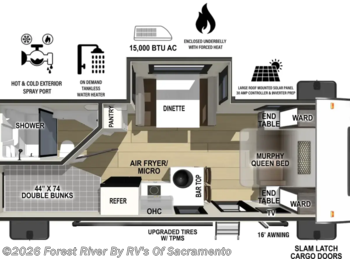 New 2027 Forest River R-Pod RP-203 available in Sacramento, California