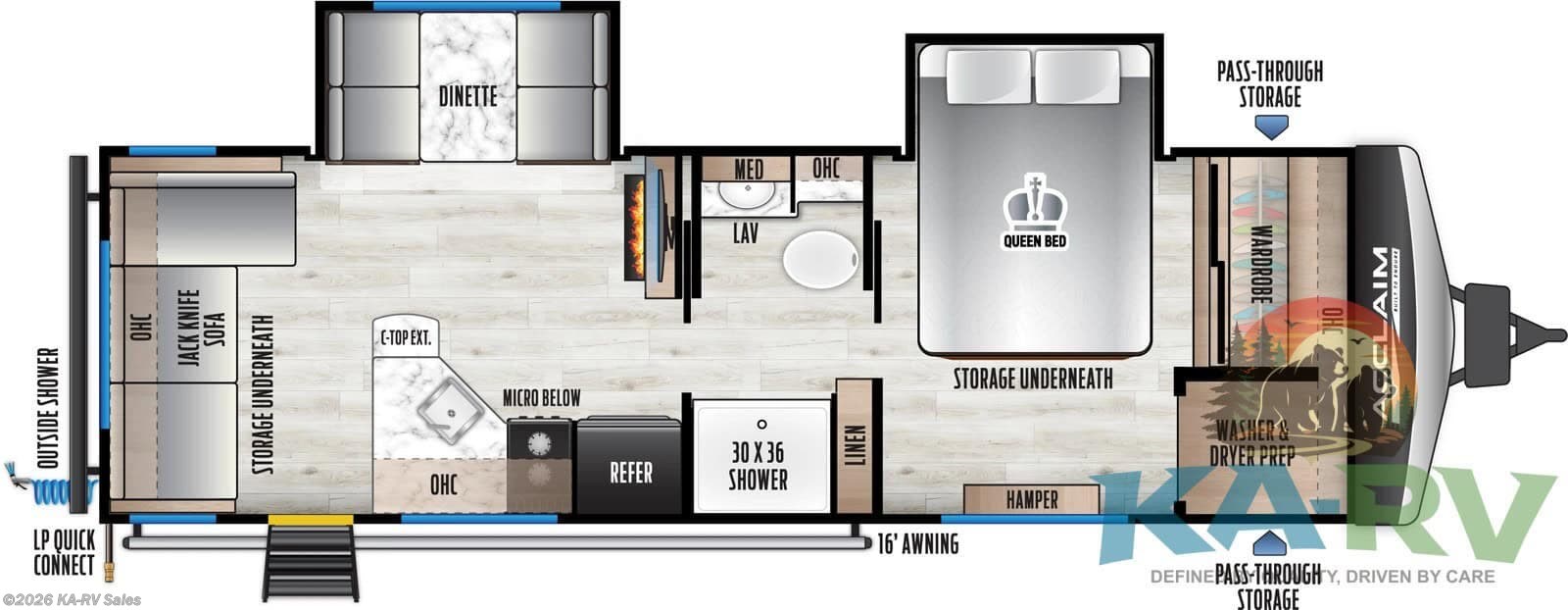New 2026 East to West Acclaim 2550DS available in Fruitland Park, Florida