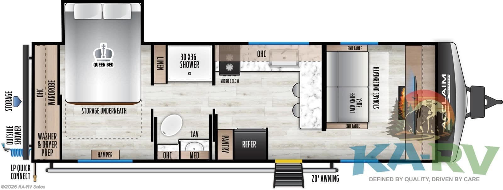 New 2026 East to West Acclaim 2650FL available in Fruitland Park, Florida