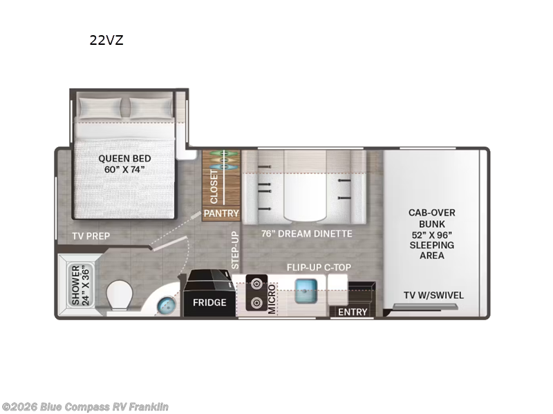 New 2026  Thor Motor Coach Geneva 22VZ by Thor Motor Coach from Blue Compass RV Franklin in Franklin, KY