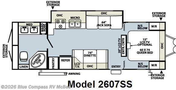 Used 2009 Forest River Rockwood Ultra Lite 2607SS available in Mcbee, South Carolina