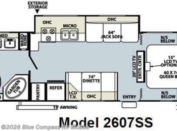Used 2009 Forest River Rockwood Ultra Lite 2607SS available in Mcbee, South Carolina