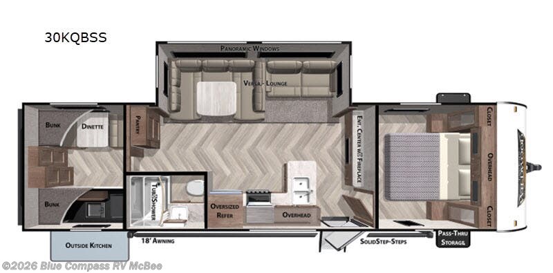 Used 2020 Forest River Wildwood 30KQBSS available in Mcbee, South Carolina