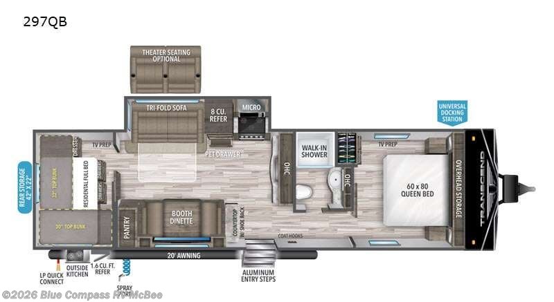 Used 2021 Grand Design Transcend Xplor 297QB available in Mcbee, South Carolina