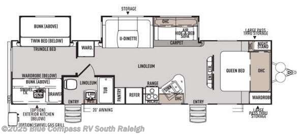 Used 2014 Forest River Wildwood Heritage Glen 312QBUD available in Benson, North Carolina
