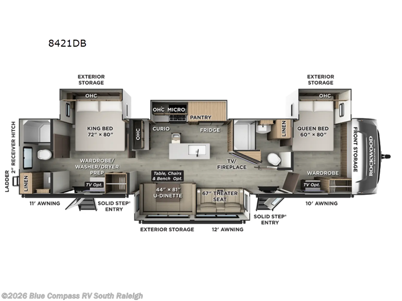 New 2026 Forest River Rockwood Signature 8421DB available in Benson, North Carolina