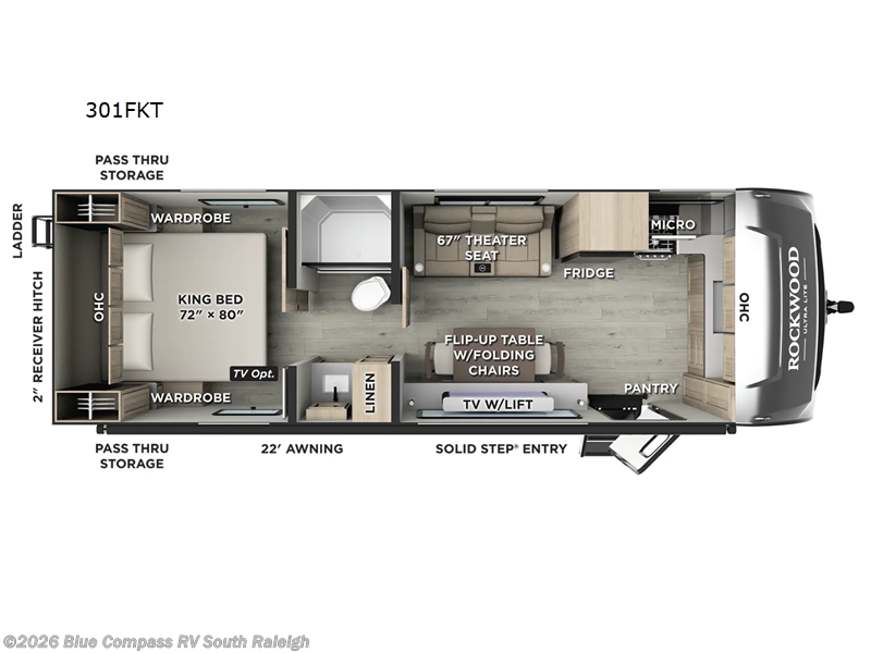 New 2026 Forest River Rockwood Ultra Lite 301FKT available in Benson, North Carolina