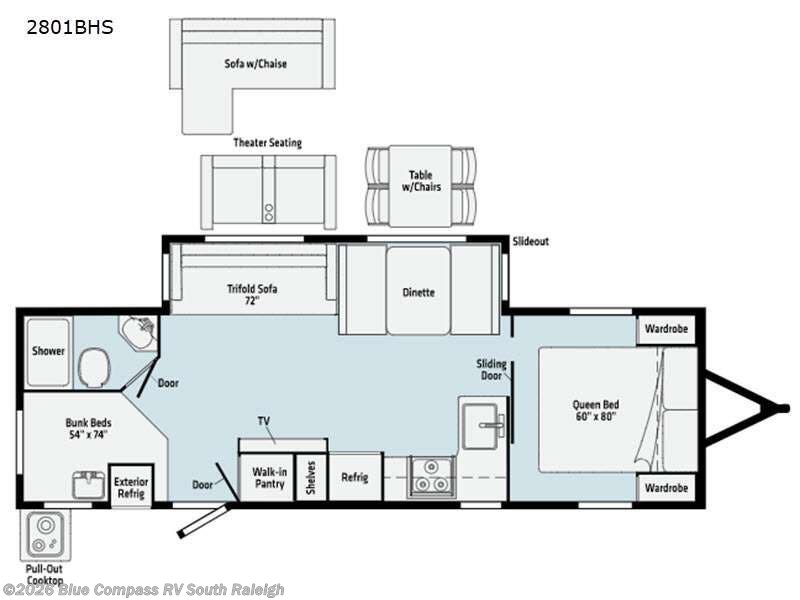 Used 2021 Winnebago Minnie 2801BHS available in Benson, North Carolina