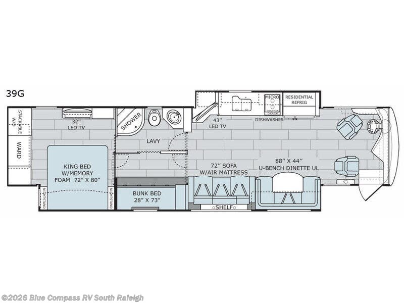 Used 2017 Holiday Rambler Endeavor XE 39G available in Benson, North Carolina