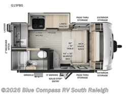 Used 2024 Forest River Rockwood Geo Pro G15FBS available in Benson, North Carolina