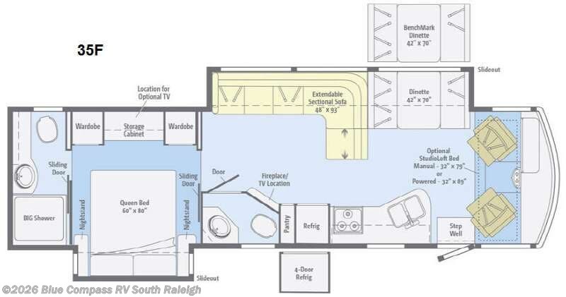 Used 2015 Winnebago Vista 35F available in Benson, North Carolina