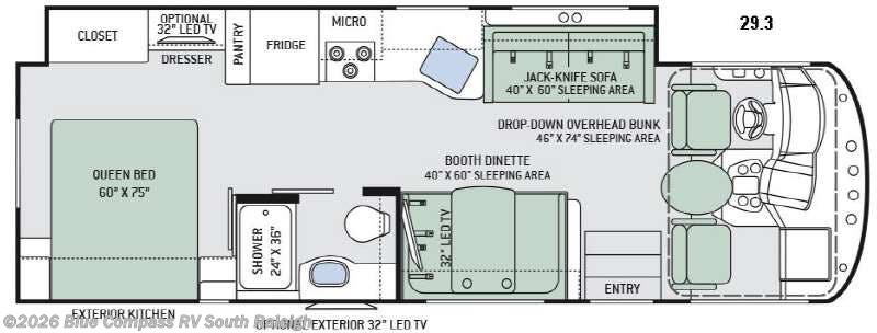 Used 2016  Thor Motor Coach  ACE 29.3 by Thor Motor Coach from Blue Compass RV South Raleigh in Benson, NC